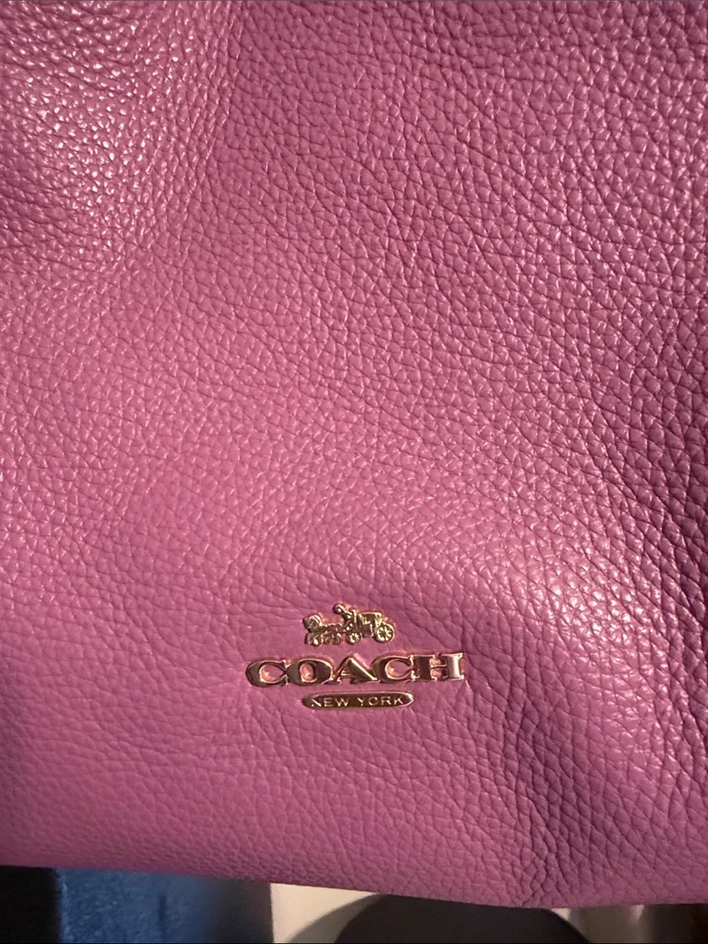 Coach Pebbled Leather Shoulder Bag - Picture 4 of 8